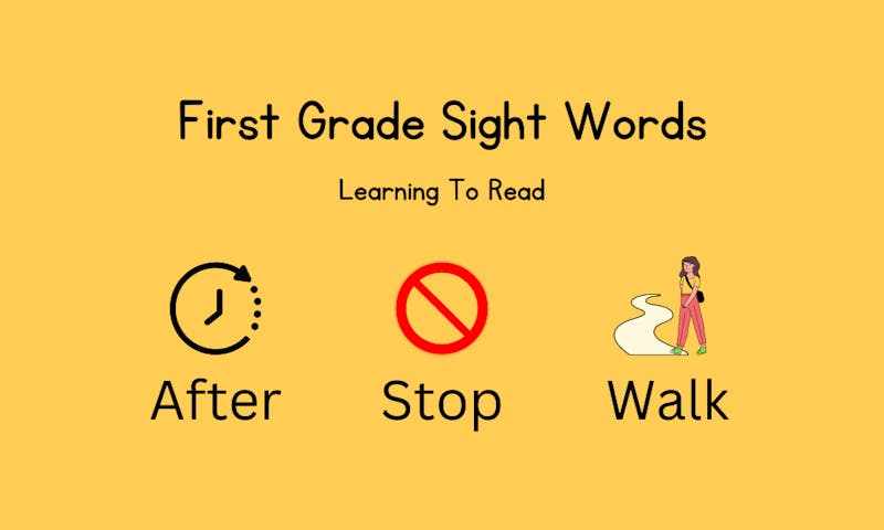 First grade sight words
